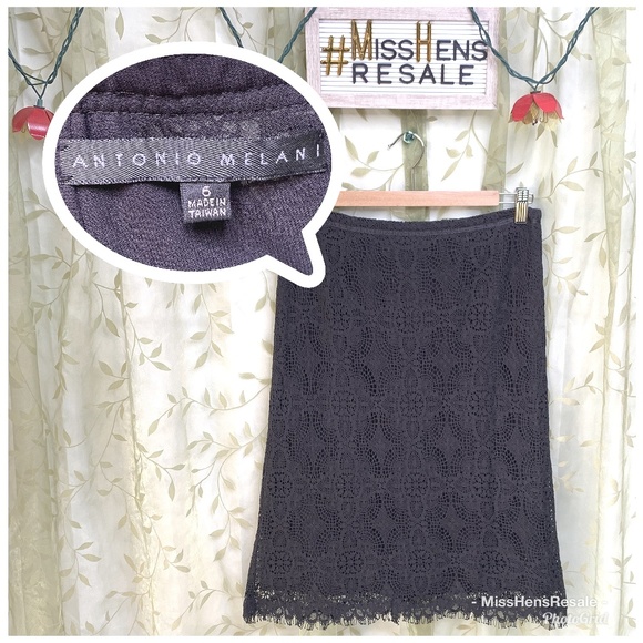 ANTONIO MELANI Dresses & Skirts - { 5 for $25 }EUC ANTONIO MELANI BLACK LAYER SKIRT